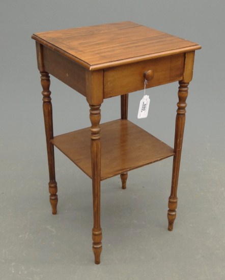 Contemporary side table. 27 1/2''