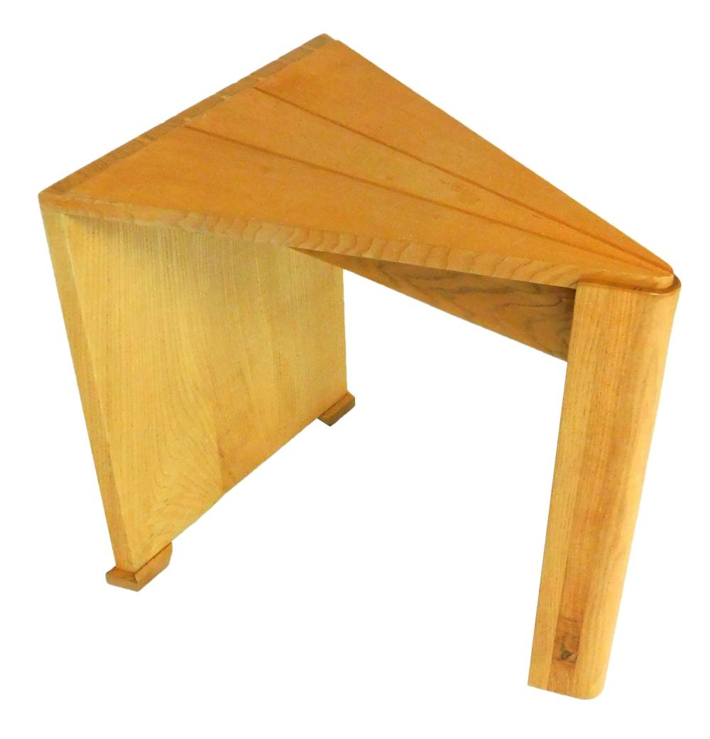 CONTEMPORARY SIDE TABLE, "WEDGE"