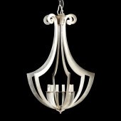 CONTEMPORARY SILVERED CHANDELI