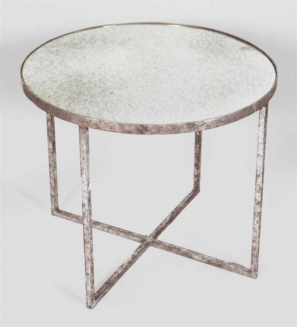 CONTEMPORARY SILVERED IRON
