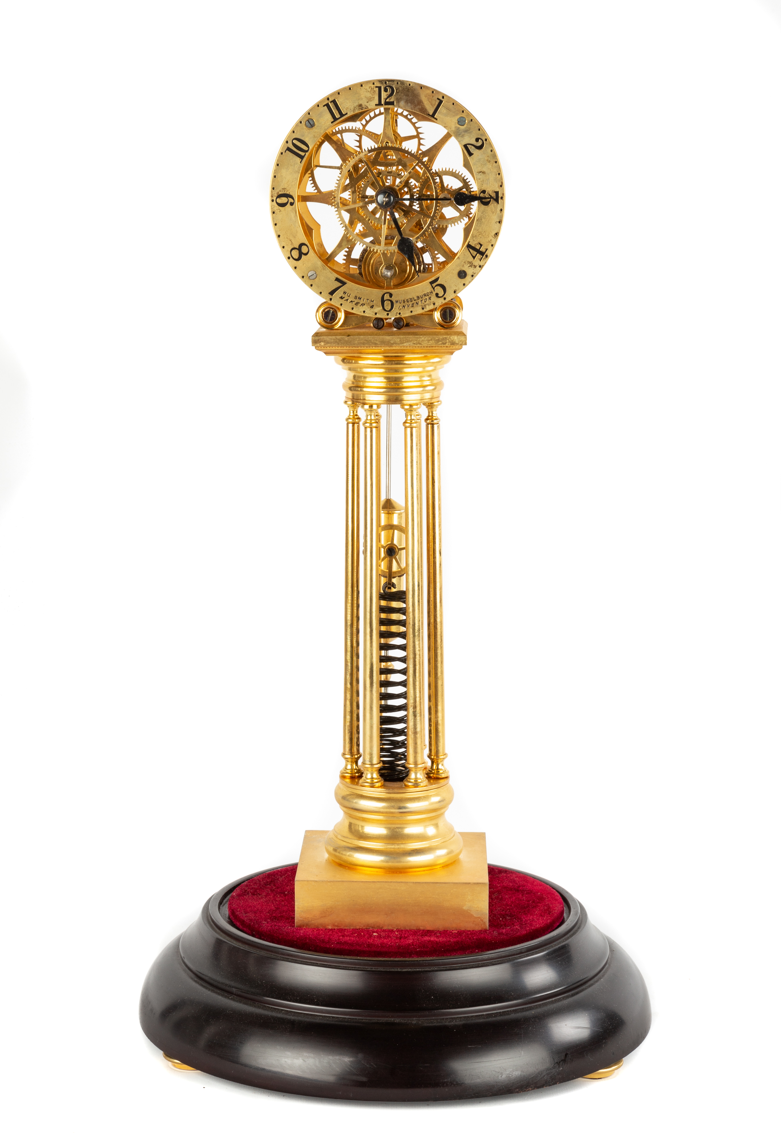 CONTEMPORARY SKELETON CLOCK,