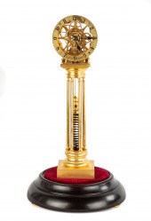 CONTEMPORARY SKELETON CLOCK, A