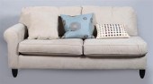 CONTEMPORARY SUEDE UPHOLSTERED