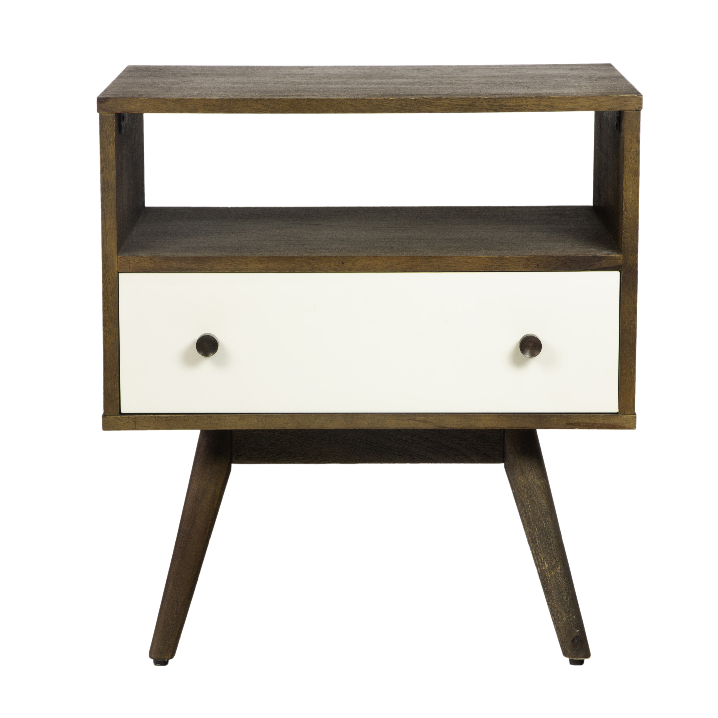 CONTEMPORARY TEAK AND FORMICA TABLE
