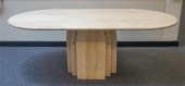 CONTEMPORARY TRAVERTINE DINING
