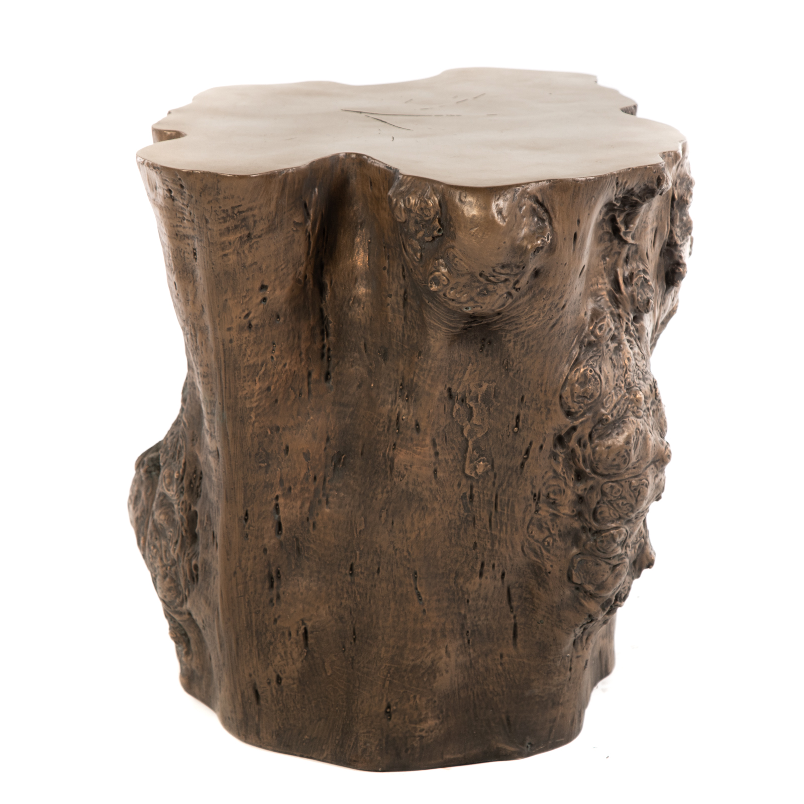 CONTEMPORARY TREE STUMP PEDESTAL