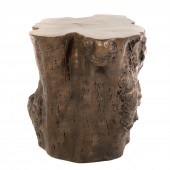 CONTEMPORARY TREE STUMP PEDEST