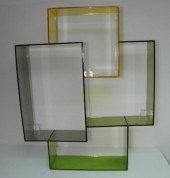 Contemporary tri color lucite