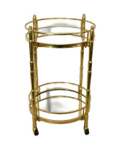 CONTEMPORARY TWO-TIER GOLD PLA