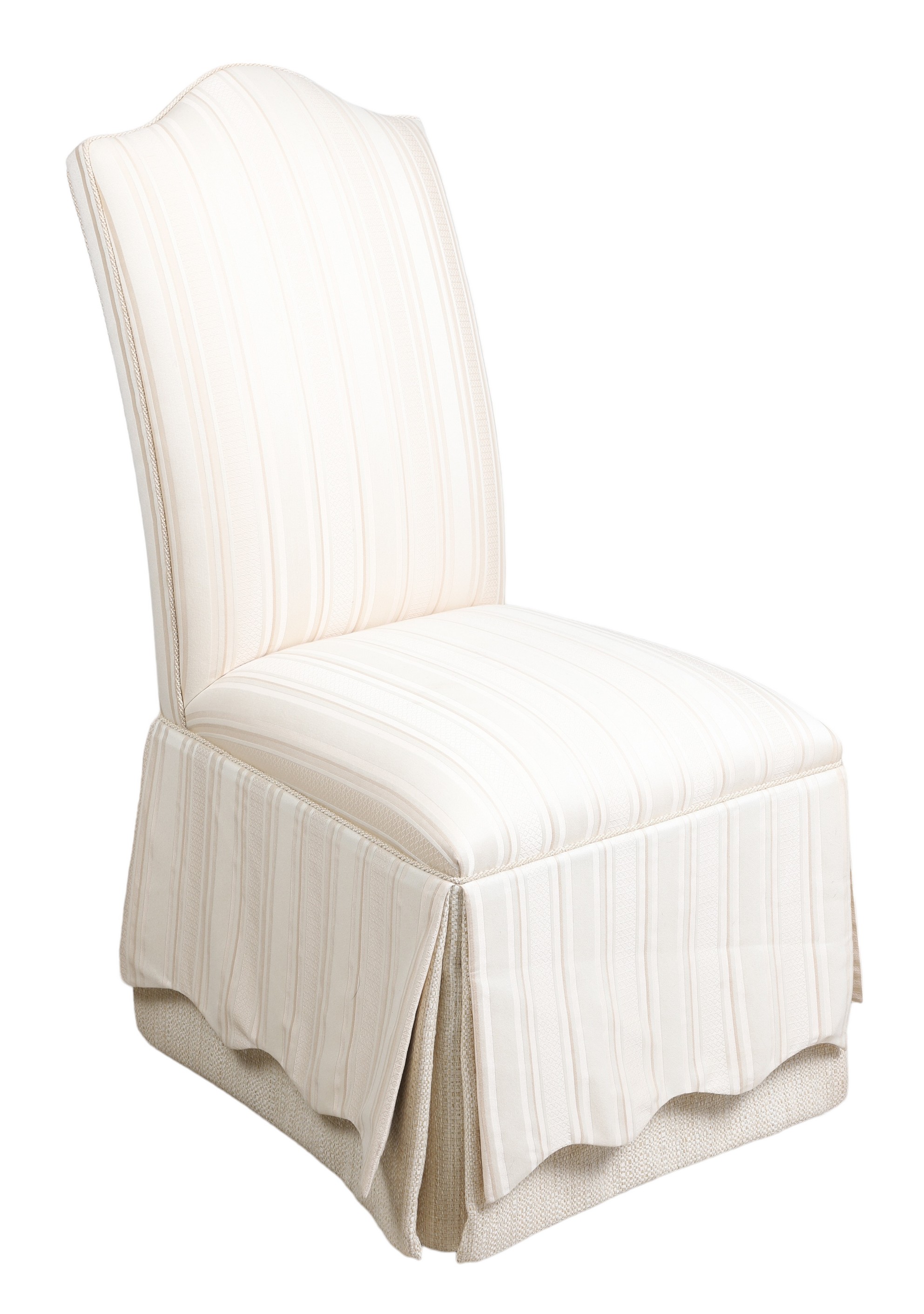 Contemporary upholstered side