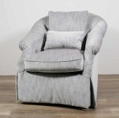 CONTEMPORARY UPHOLSTERED SWIVE