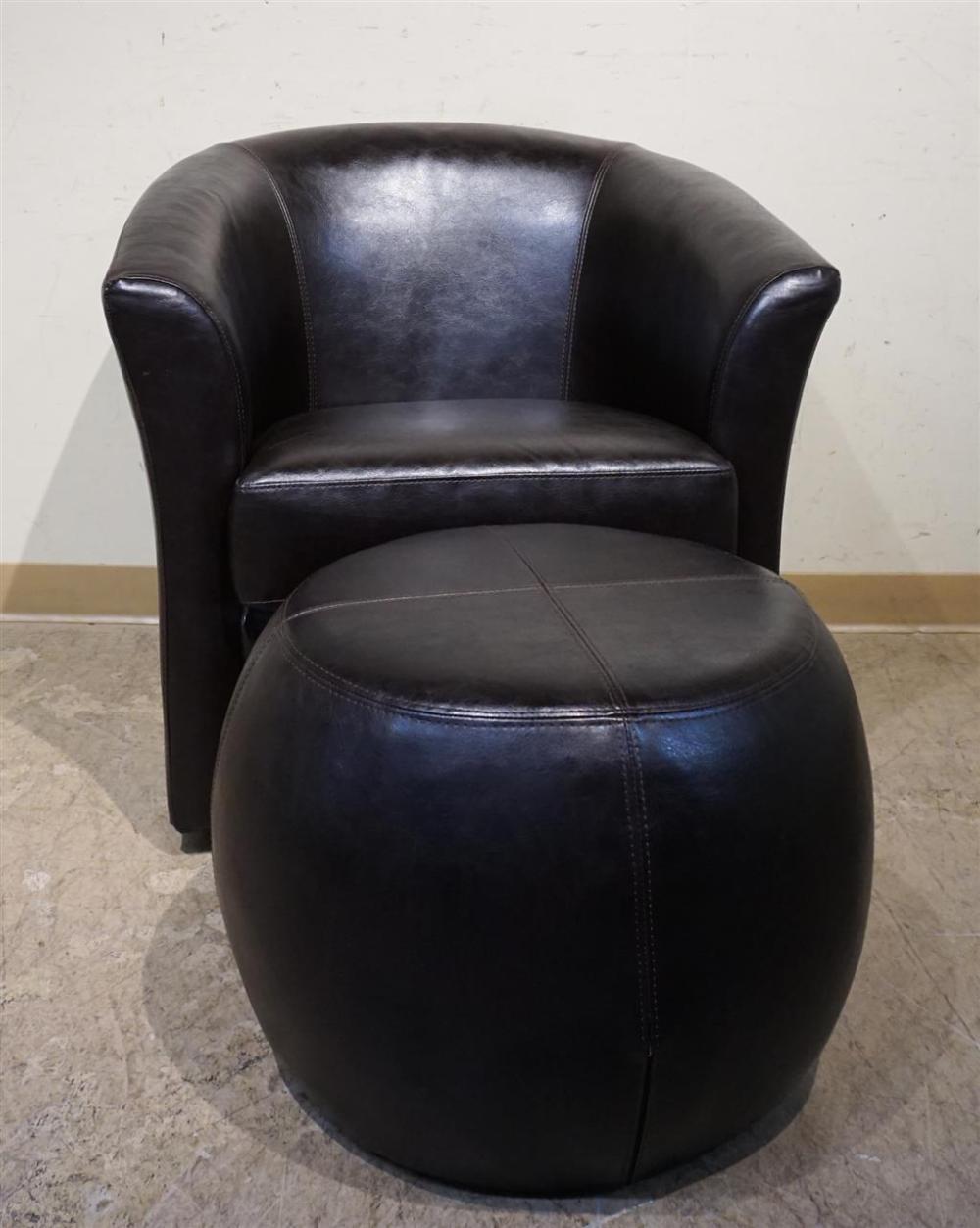 CONTEMPORARY VINYL UPHOLSTERED