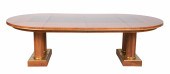 Contemporary walnut and burled