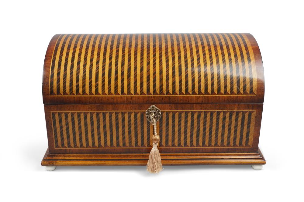 CONTEMPORARY WALNUT AND PARQUETRY
