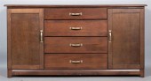 CONTEMPORARY WALNUT CREDENZA B