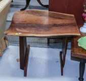 CONTEMPORARY WALNUT SLAB END T