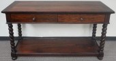 CONTEMPORARY WALNUT SOFA TABLE