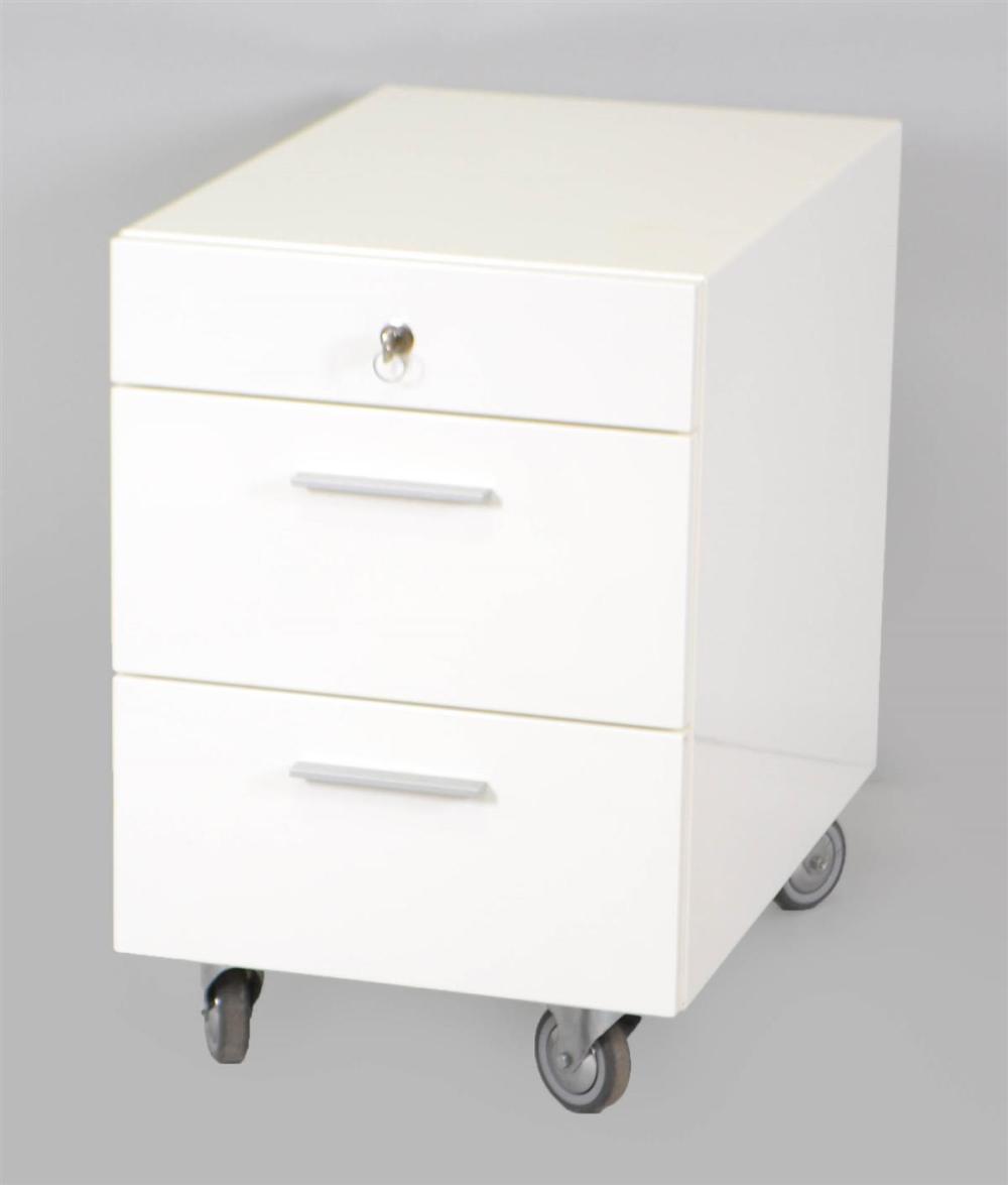 CONTEMPORARY WHITE LACQUER FILING