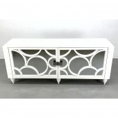 Contemporary White Lattice Fro