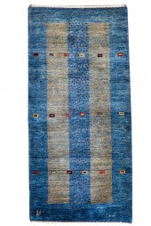CONTEMPORARY WOOL RUGblue with