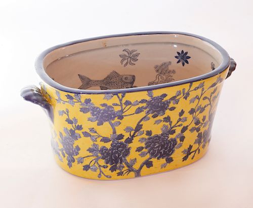 CONTEMPORARY YELLOW AND BLUE