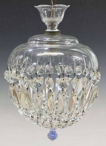 CONTINENTAL 1-LIGHT CRYSTAL DOME