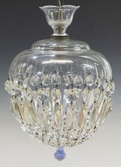 CONTINENTAL 1-LIGHT CRYSTAL DO