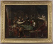 Continental 18th C. oil painti