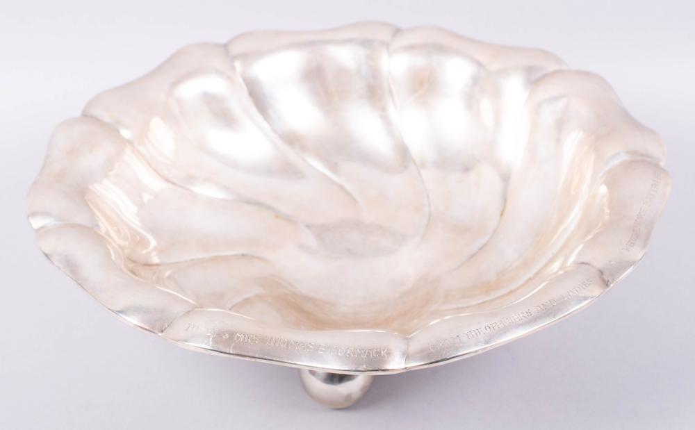 CONTINENTAL .800 SILVER FLUTED BOWL