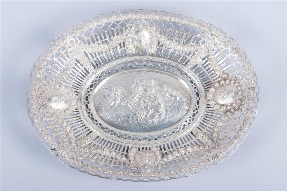 CONTINENTAL 800 SILVER PIERCED OVAL