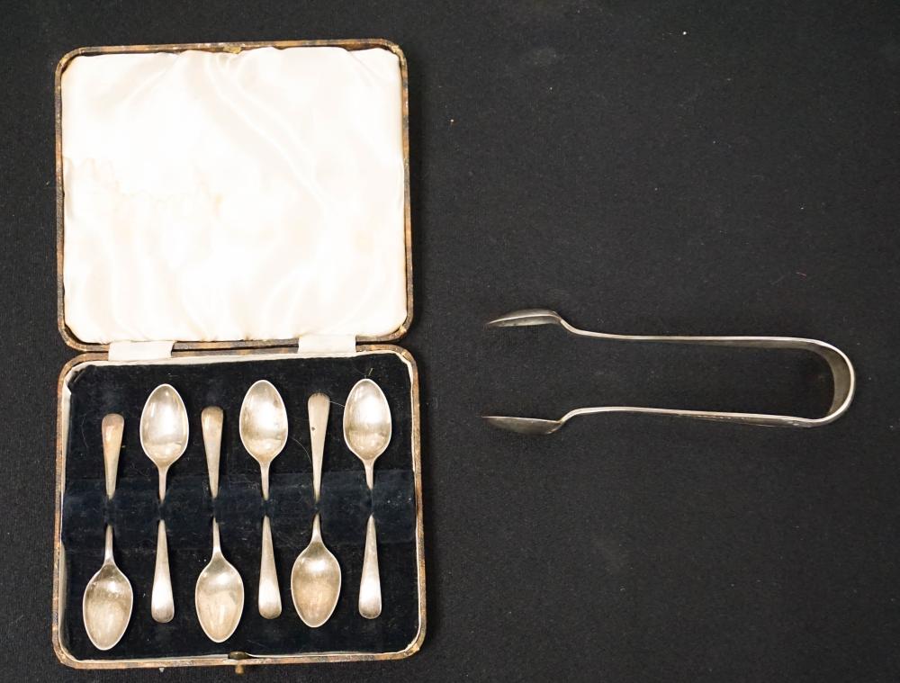 CONTINENTAL 800-SILVER TONGS AND