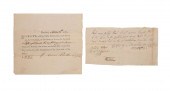 CONTINENTAL ARMY PAY STUB AND