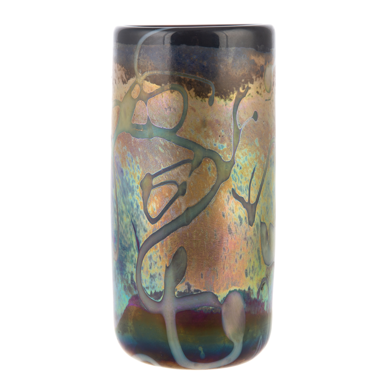 CONTINENTAL ART GLASS VASE 1st