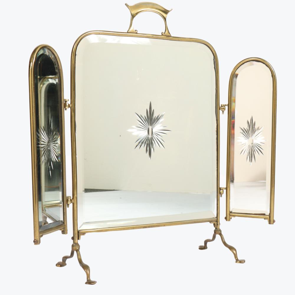 CONTINENTAL ART NOUVEAU BRASS