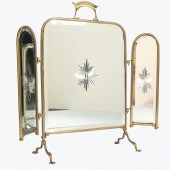 CONTINENTAL ART NOUVEAU BRASS