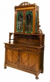 CONTINENTAL ART NOUVEAU STAINE