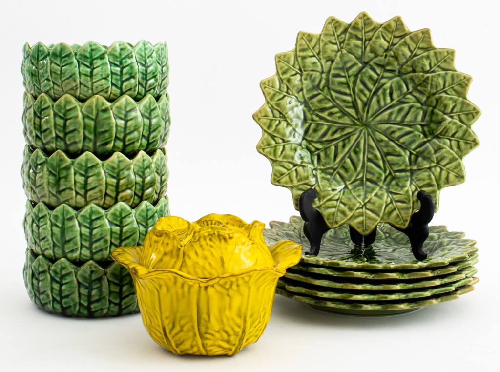 CONTINENTAL ASSEMBLED MAJOLICA