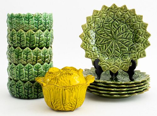 CONTINENTAL ASSEMBLED MAJOLICA