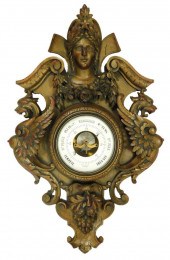 CONTINENTAL BAROMETER IN CARVE