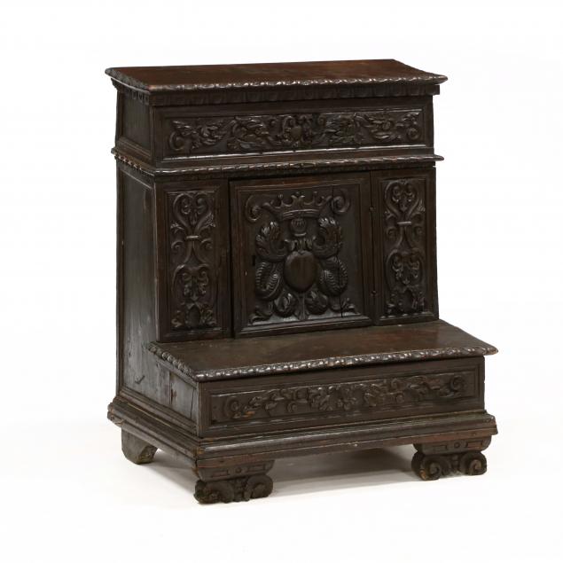 CONTINENTAL BAROQUE CARVED PRIE