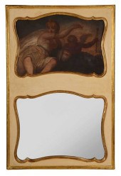 CONTINENTAL BAROQUE GILT AND P