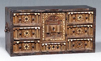 Continental Baroque inlaid cabinet,