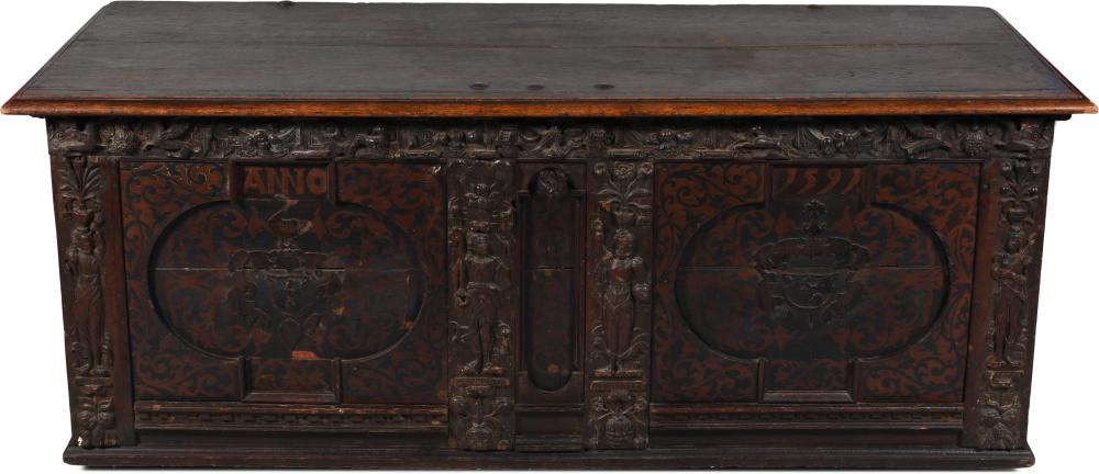 CONTINENTAL BAROQUE INLAID OAK