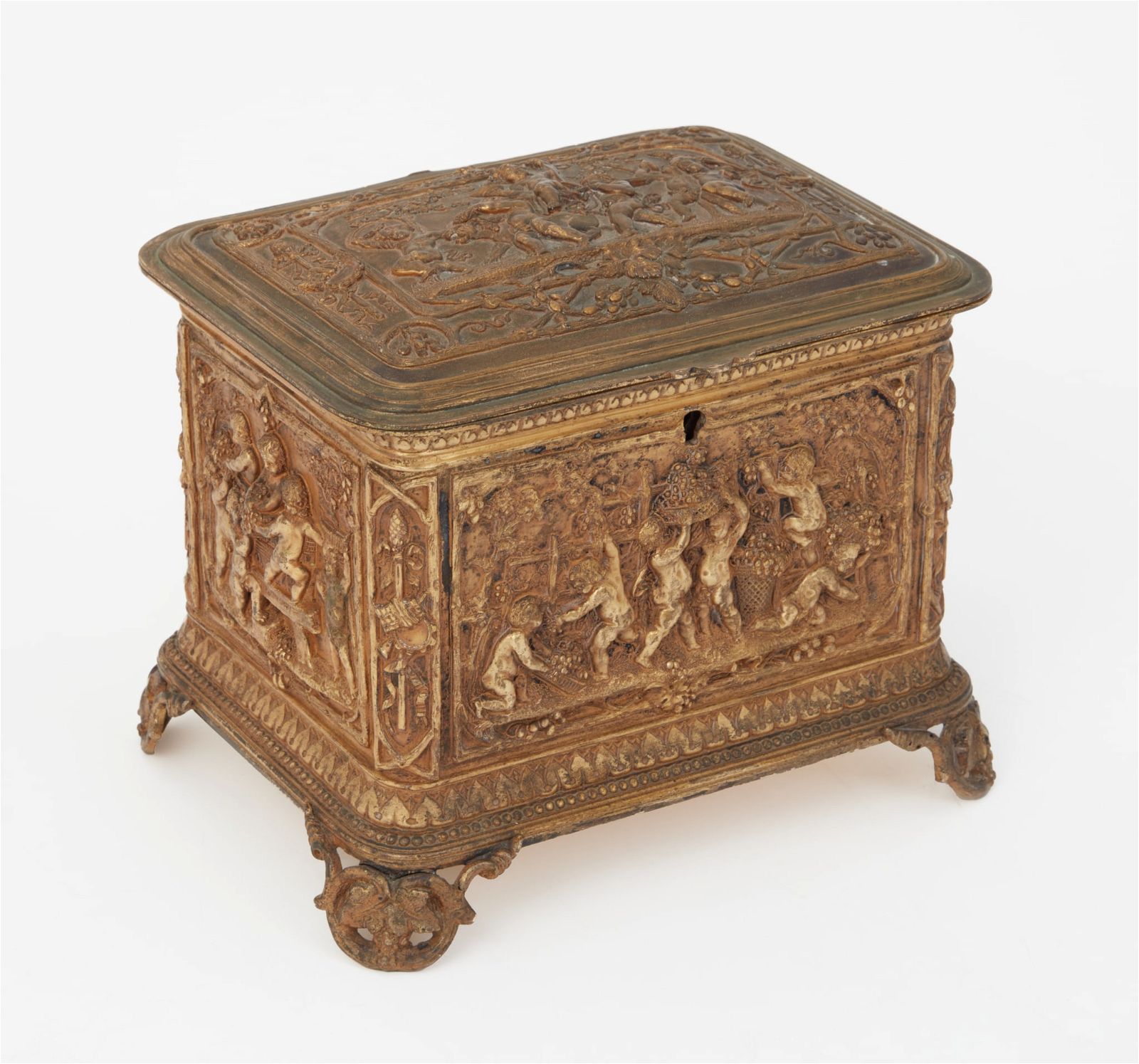 CONTINENTAL BAROQUE STYLE GILT