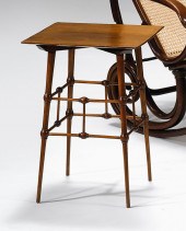 Continental bentwood side tabl