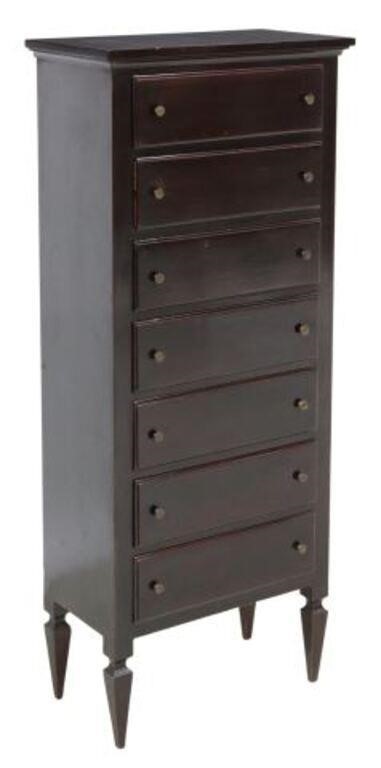 CONTINENTAL BLACK-PAINTED SEMAINIER