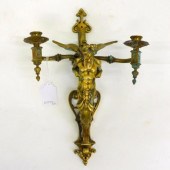 CONTINENTAL BRASS FIGURAL SCON