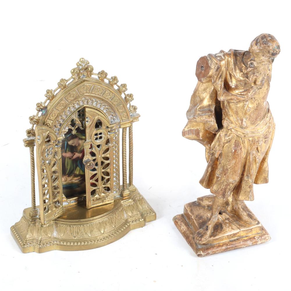 CONTINENTAL BRASS GOTHIC REVIVAL