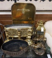 CONTINENTAL BRASS HEARTH SCREE