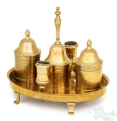 CONTINENTAL BRASS INK STANDISH
